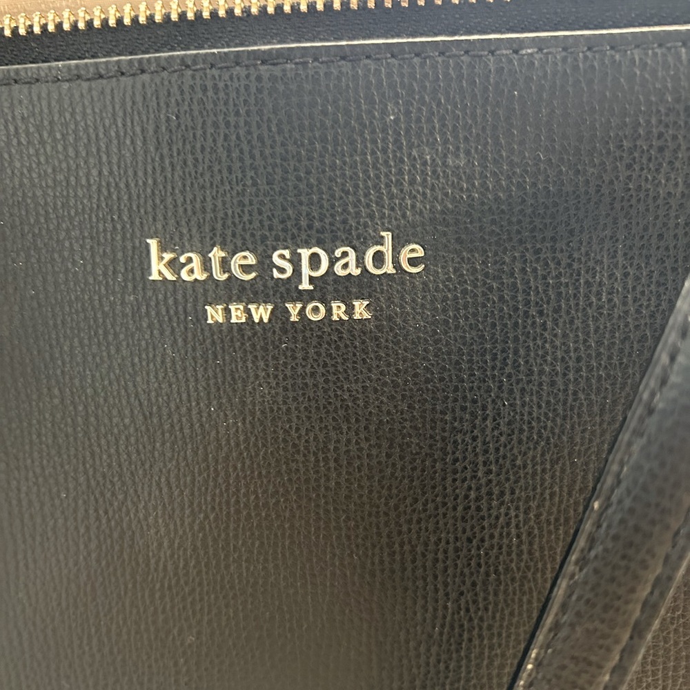 Black Kate Spade tote 12 x 16